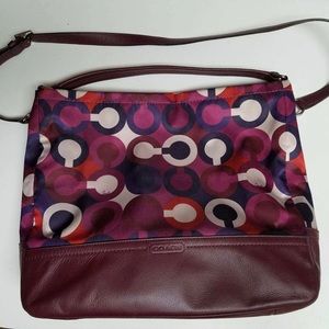 Coach Patterned Hobo Bag